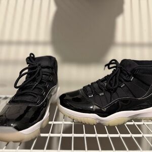 Jordan Black and White Sneakers